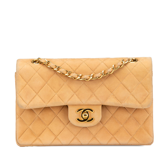 Pre-Loved Chanel Small Classic Lambskin Double Flap - Picture 1 of 12